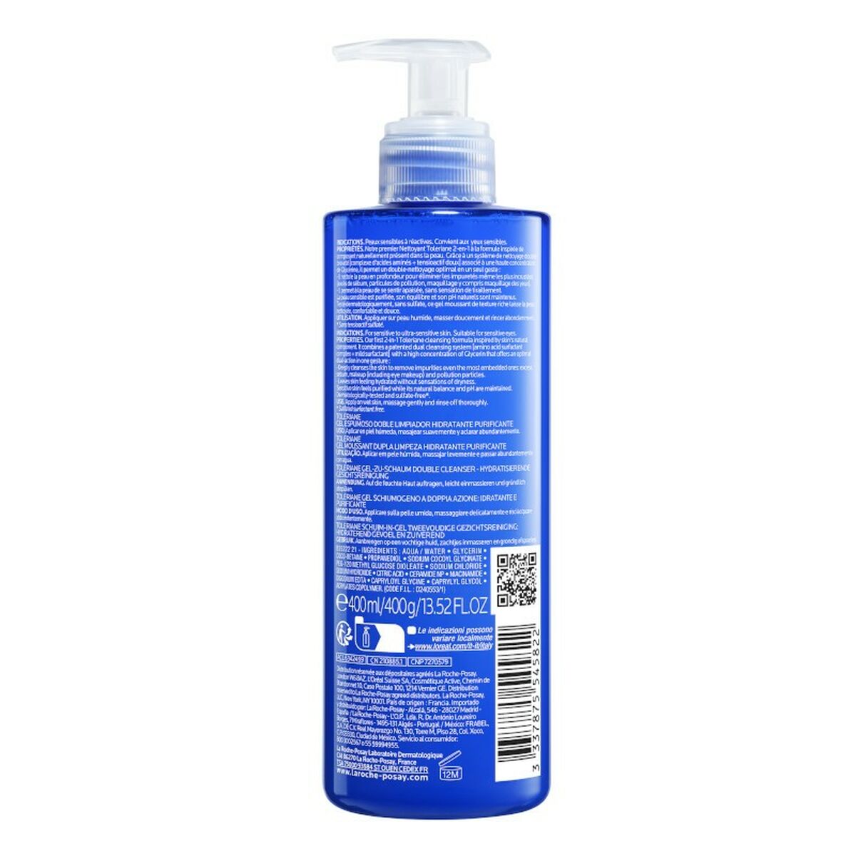 Facial Cleansing Gel La Roche Posay Toleriane 400 ml-1